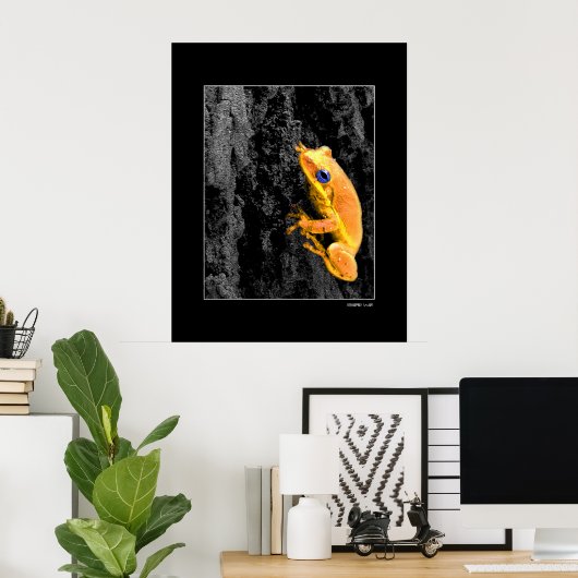 青い目 ポスター (ホームオフィス)