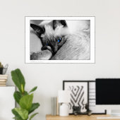 青い目 ポスター (ホームオフィス)