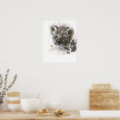 青い目 ポスター (キッチン)