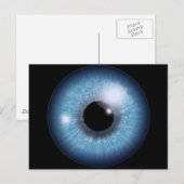 青い目 ポストカード (正面/裏面)