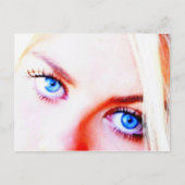 青い目 ポストカード (正面)