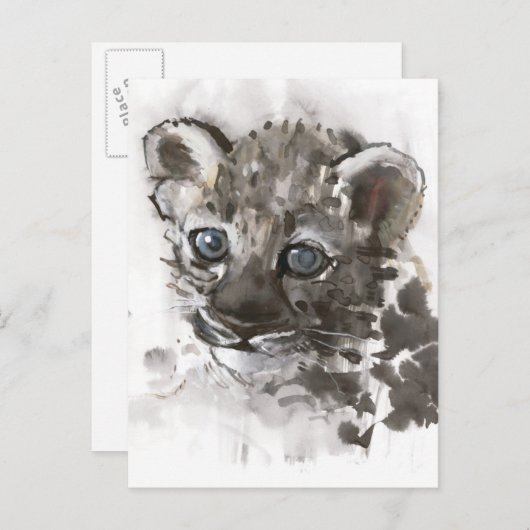 青い目 ポストカード (正面/裏面)