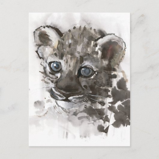 青い目 ポストカード (正面)