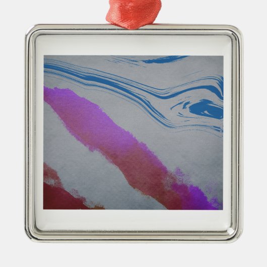 青い目 メタルオーナメント (正面)