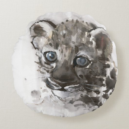 青い目 ラウンドクッション (正面)