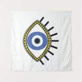 青い目、幸運、悪い目からの保護 タペストリー (正面(横))