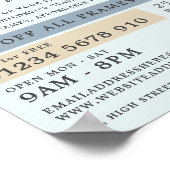 青い目、optician、技術者 ポスター (角)