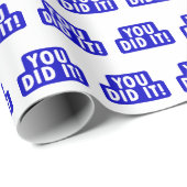 青い看板だ ラッピングペーパー (ロールコーナー)