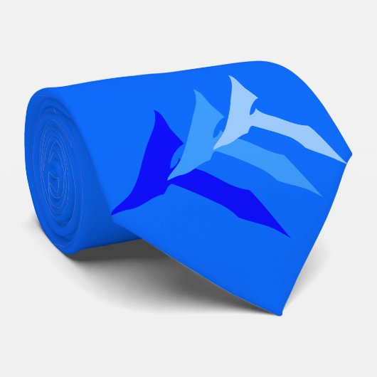 青い真実のタイ ネクタイ (ロール)