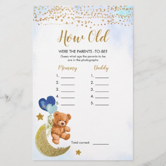 青い真珠の赤ちゃんシャワー何歳だった両親 (正面)