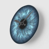 青い眼の壁時計 ラウンド壁時計 (傾斜)