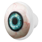 青い眼球の引出しの引き セラミックノブ (右)