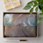 青い眼球フラクタル・アート 薄葉紙 (ギフト)