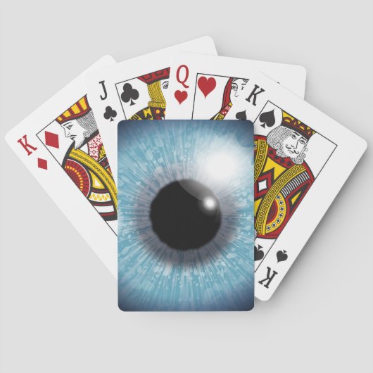 青い眼球 トランプ (裏面)