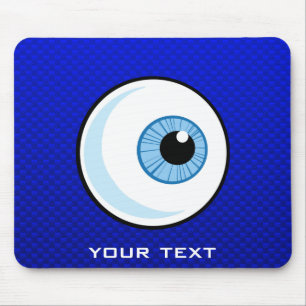 青い眼球 マウスパッド