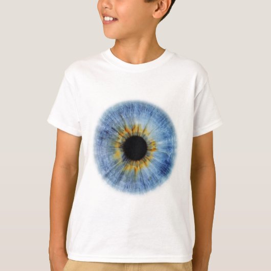 青い眼球 Tシャツ (正面)