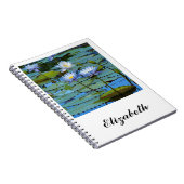 青い睡蓮ノート ノートブック (右側)