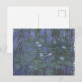 青い睡蓮　モネ ポストカード (正面/裏面)