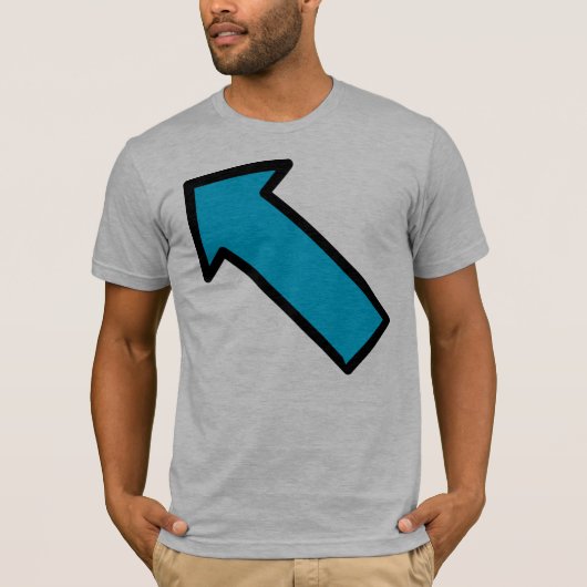 青い矢のTシャツ Tシャツ (正面)