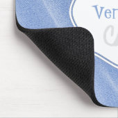 青い砂リップルパーソナライズされたマウスパッド マウスパッド (コーナー)