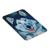 青い磁石の炎 マグネット (右側)