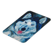 青い磁石の炎 マグネット (左側)