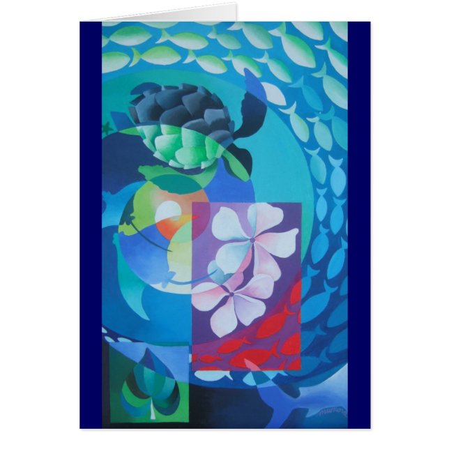 "青い礁湖IV " (正面)