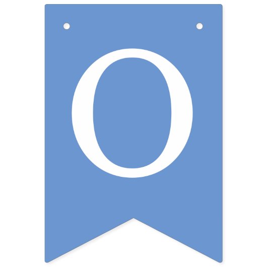 青い神の祝福6文字の名前の洗礼聖餐会 バンティングフラッグ (第2の旗)