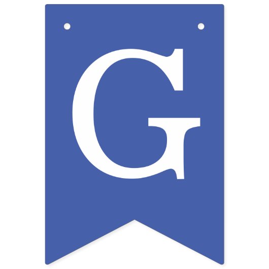 青い神の祝福6文字の名前の洗礼聖餐会 バンティングフラッグ (第1の旗)