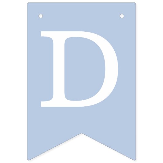 青い神の祝福6文字の名前の洗礼聖餐会 バンティングフラッグ (第3の旗)