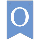 青い神の祝福 6文字の名前 洗礼 堅信 バンティングフラッグ (第2の旗)