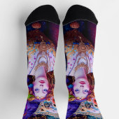 青い神秘的な女性 ソックス (上部)