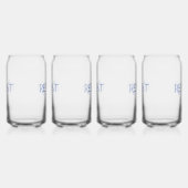 青い票を投じる ガラス缶 (左)