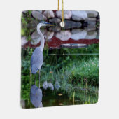 青い禅素晴らし セラミックオーナメント (右)