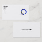 青い禅Enso 名刺 (正面/裏面)