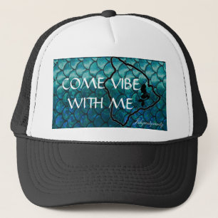青い私とのvibeを来て下さい キャップ