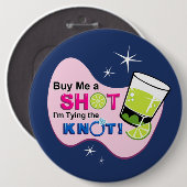 "青い私を私が結び目" Pin結んでいる打撃買って下さい 缶バッジ (正面&裏面)