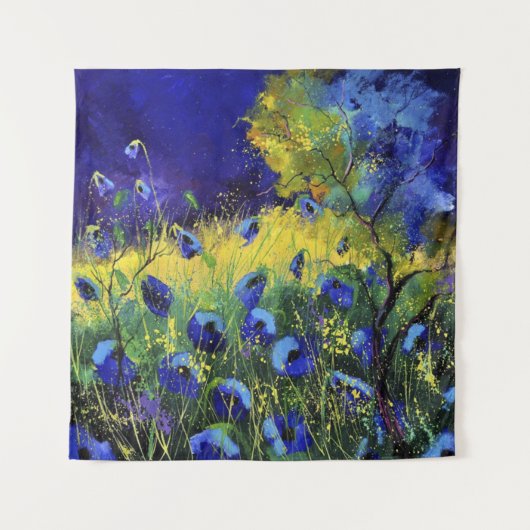 青い秋、アート タペストリー (正面)