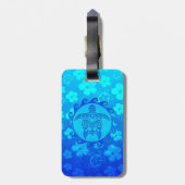 青い種族のカメ日曜日 ラゲッジタグ (裏面縦)