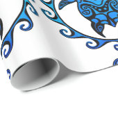 青い種族のカメ日曜日 ラッピングペーパー (ロールコーナー)