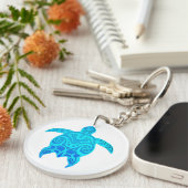 青い種族のカメ キーホルダー (正面右)