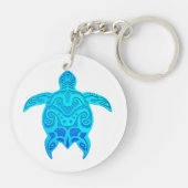 青い種族のカメ キーホルダー (裏面)