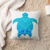 青い種族のカメ クッション (ブランケット)