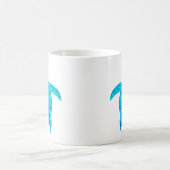 青い種族のカメ コーヒーマグカップ (中央)