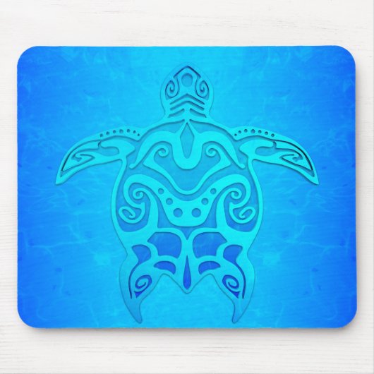 青い種族のカメ マウスパッド (正面)