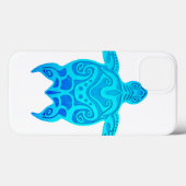 青い種族のカメ Case-Mate iPhoneケース (裏面 (横))