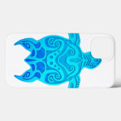 青い種族のカメ Case-Mate iPhoneケース (裏面 (横))
