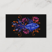 青い種族の魚 名刺 (裏面)