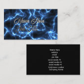 青い稲妻カスタマイズ 名刺 (正面/裏面)