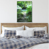 青い穴 キャンバスプリント (インサイチュ (寝室))